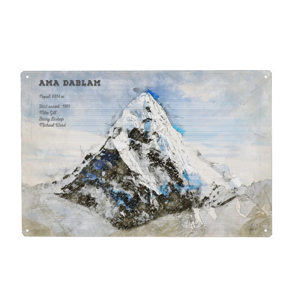 Holzbild "Ama Dablam Mountain" artboxONE - Natur