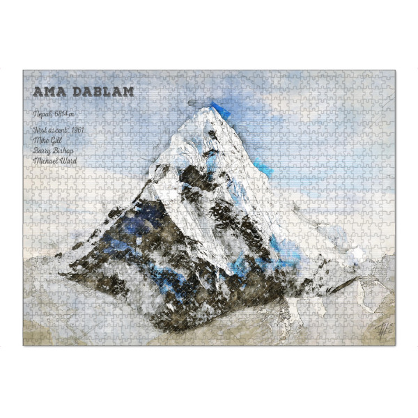Puzzle Ravensburger "Ama Dablam Mountain" artboxONE - Natur