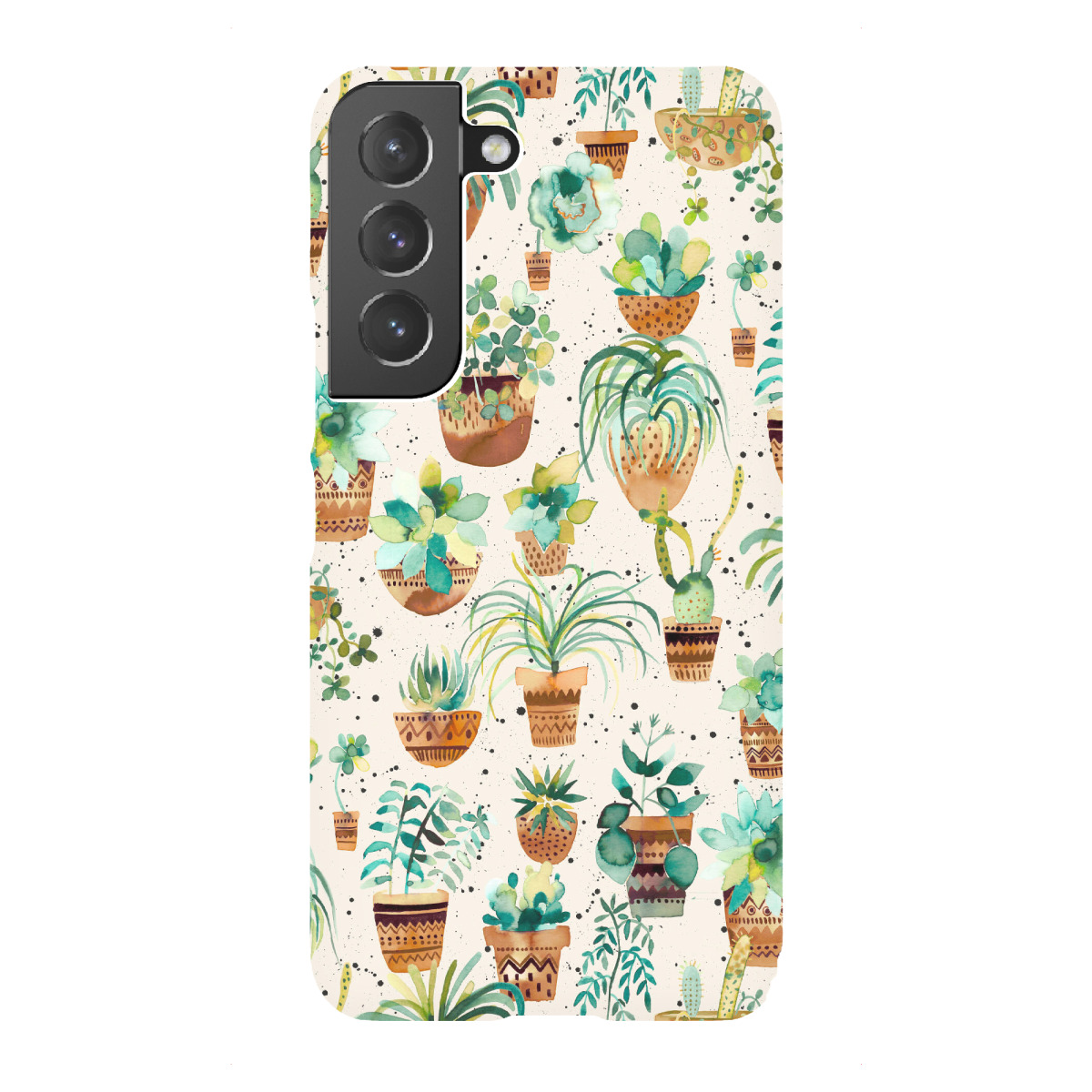"Succulent Watercolor Home Plants"für Samsung Galaxy - Premium-Case Handyhülle artboxONE