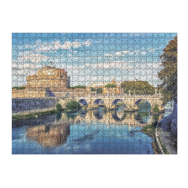 Puzzle Ravensburger "Castel Sant Angelo" artboxONE - Städte,Reise,Architektur,Reise / Länder,Städte / Rom