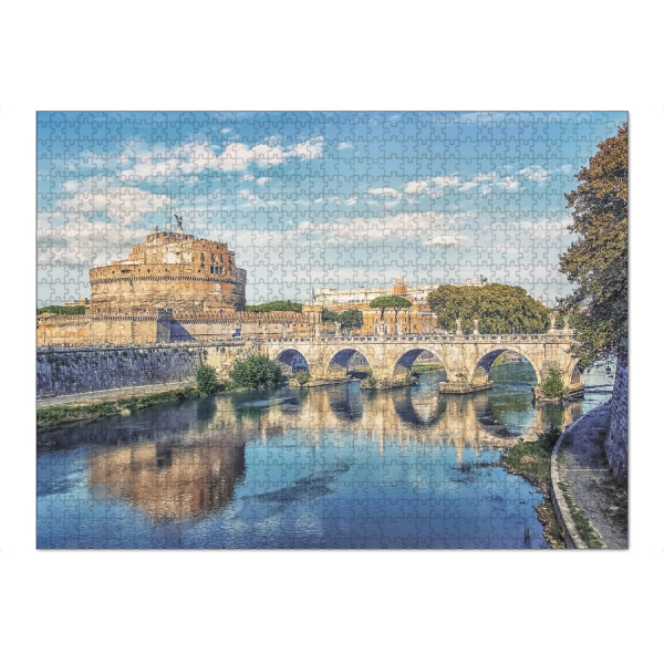 Puzzle Ravensburger "Castel Sant Angelo" artboxONE - Städte,Reise,Architektur,Reise / Länder,Städte / Rom