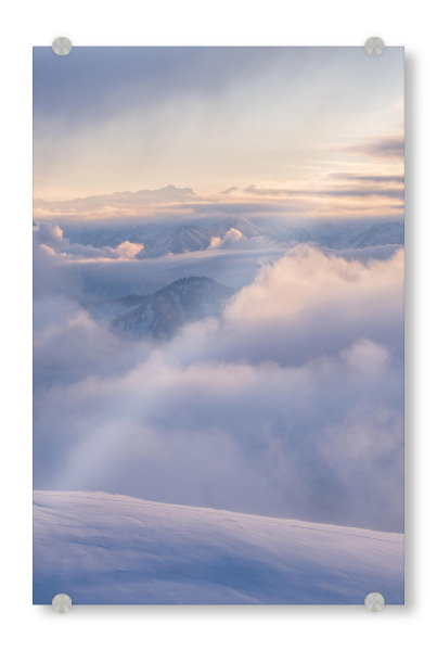 Acrylglasbild "Blick durch die Wolken" artboxONE - Natur,Reise,Reise / Länder