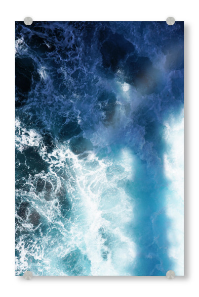 Acrylglasbild "The Power of water" artboxONE - Natur - Water,Wasser,Waves,Wellen,Ocean,Ozean,Sea,Meer,Natur,Nature