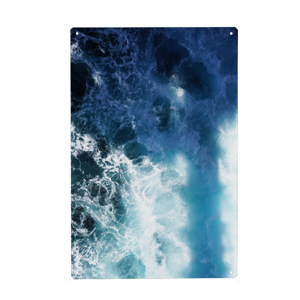 Holzbild "The Power of water" artboxONE - Natur - Water,Wasser,Waves,Wellen,Ocean,Ozean,Sea,Meer,Natur,Nature