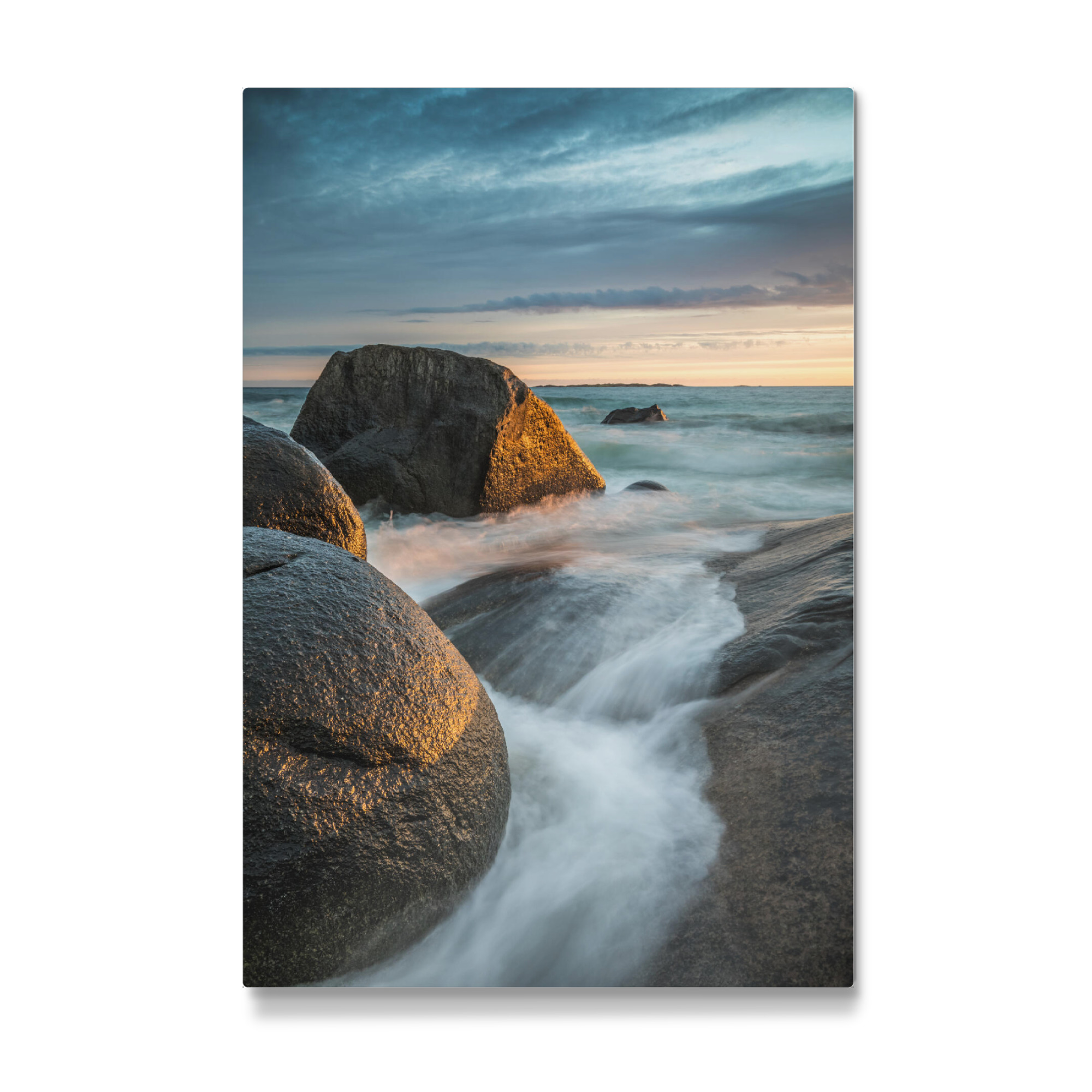 Galerie-Print "Lofoten Brandung" 75x50 cm artboxONE