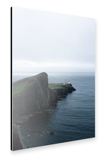 Alu-Dibond "Scotland Lighthouse" 30x20 cm artboxONE