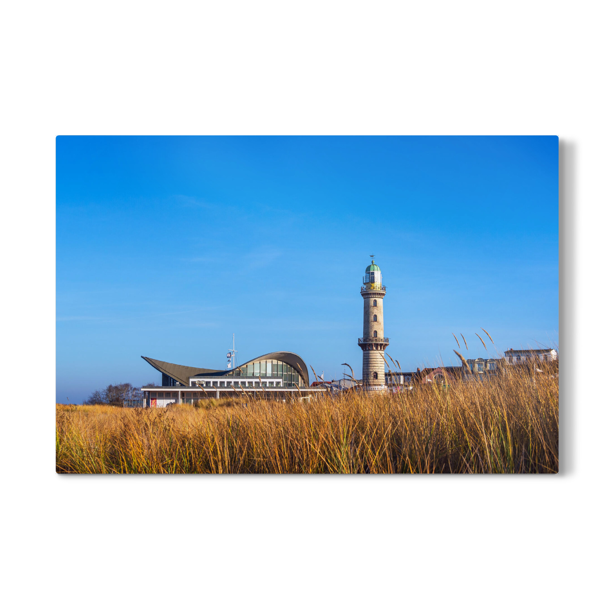 Galerie-Print "Leuchtturm mit Teepott" 30x20 cm artboxONE