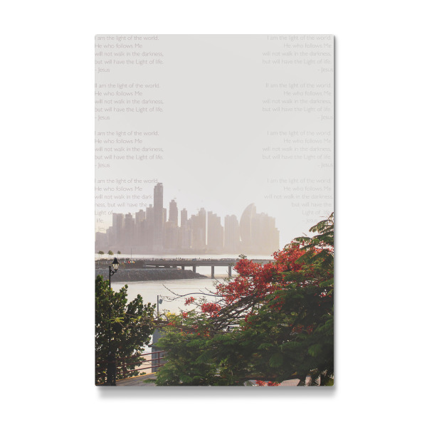Galerie-Print "Good Morning Panama bible verse" 30x20 cm artboxONE