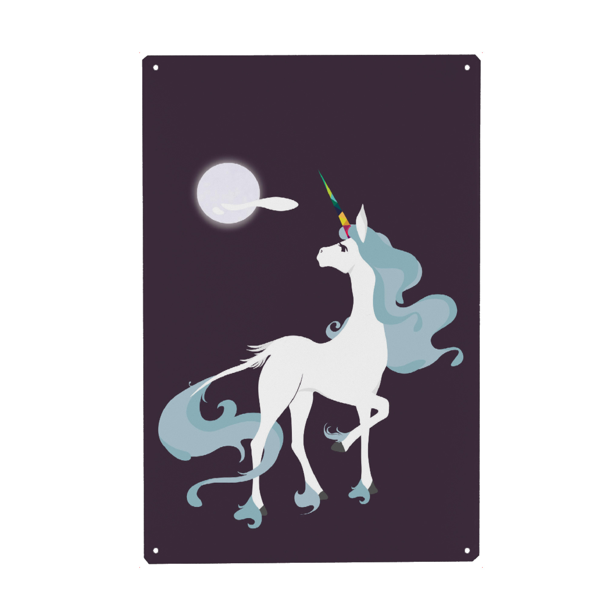 Holzbild "This is the last unicorn" artboxONE - Für Kinder,Tiere
