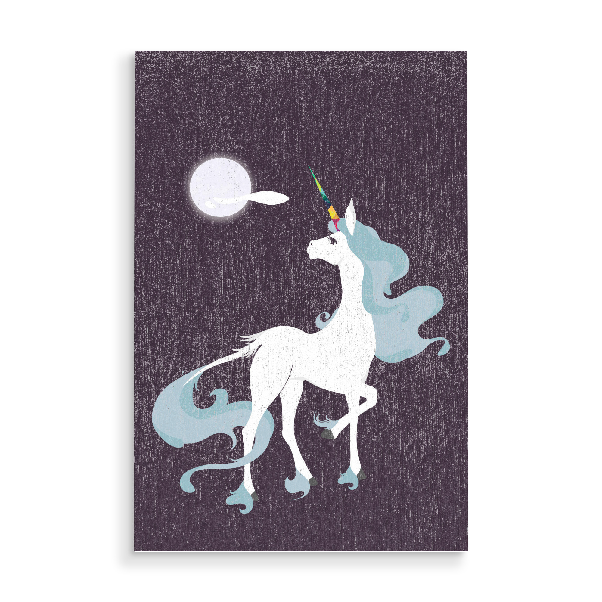 Holzbild "This is the last unicorn" artboxONE - Für Kinder,Tiere
