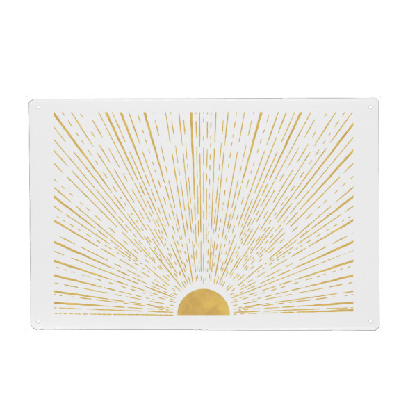 Metall Poster "Sunny Days" artboxONE - Natur,Abstrakt