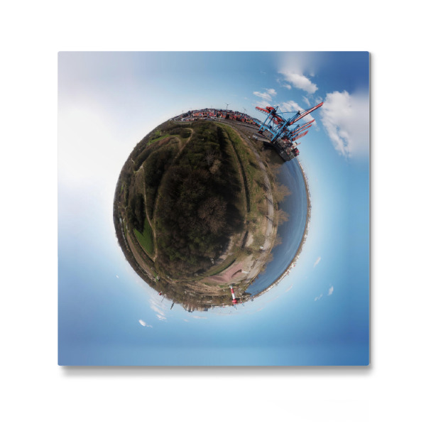 Galerie-Print "CTA und Park HH-Moorburg" 30x30 cm artboxONE