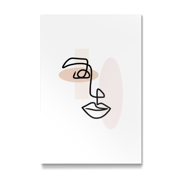 Galerie-Print "OneLine Abstract Face" 30x20 cm artboxONE