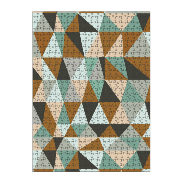 artboxONE Puzzle "Irregular Terracotta Triangles" artboxONE - Geometrie,Lustig