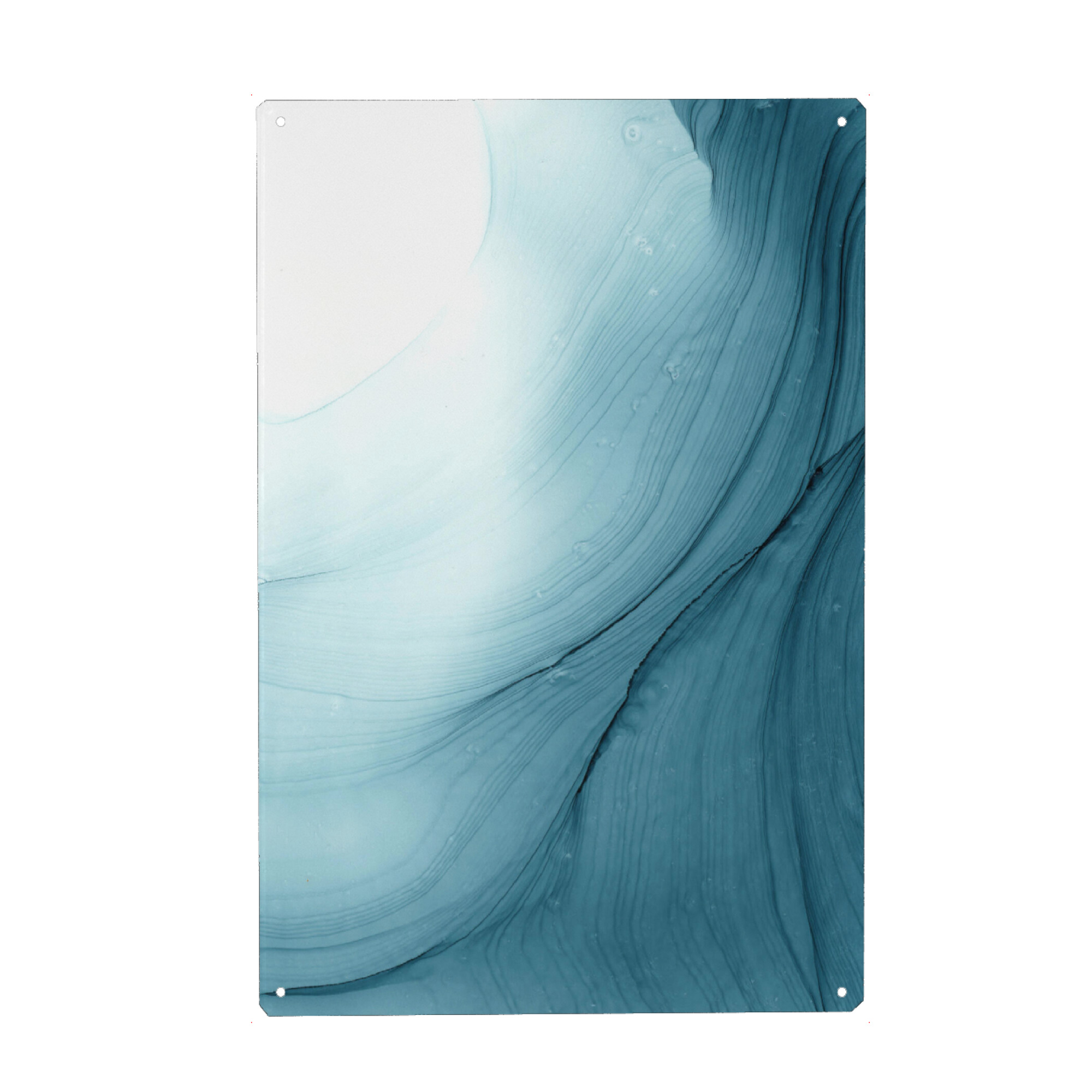 Holzbild "Bluegreen River" artboxONE - Abstrakt