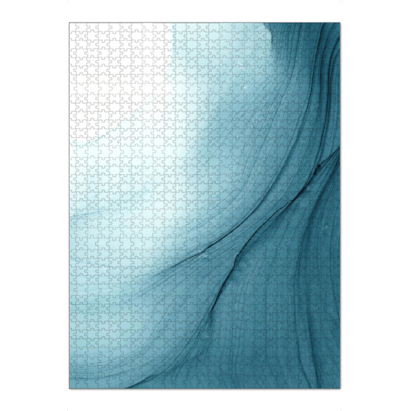 Puzzle Ravensburger "Bluegreen River" artboxONE - Abstrakt