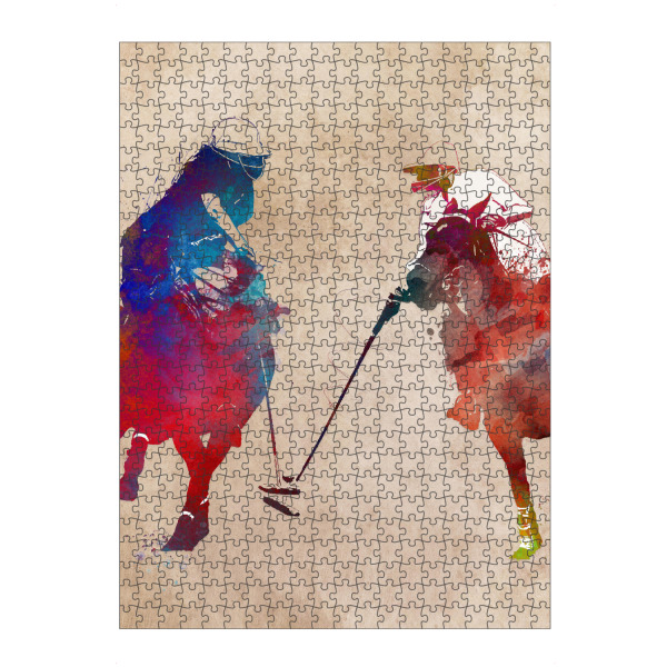 artboxONE Puzzle "Polo sport" artboxONE - Sport,Sport / Sommerspiele,Sport / Motivation - Polo,Horse,Sport,Sports,Game,Player,Pferd,Tier,Animal