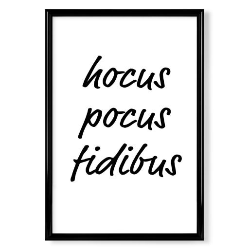 Hocus Pocus Fidibus - Typo