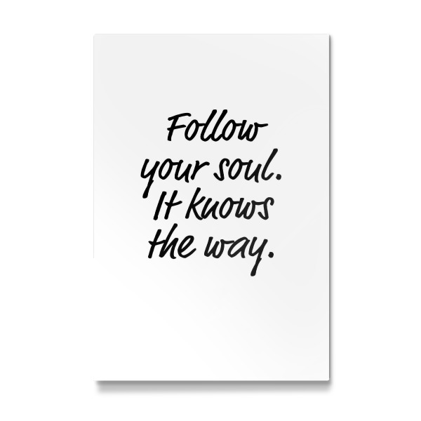 Galerie-Print "Follow your soul" 30x20 cm artboxONE
