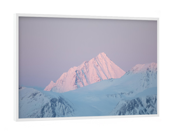 Poster mit weißem Rahmen "Winterberg" artboxONE - Natur