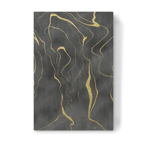 Leinwandbild "Zarte goldene Ströme" artboxONE - Abstrakt