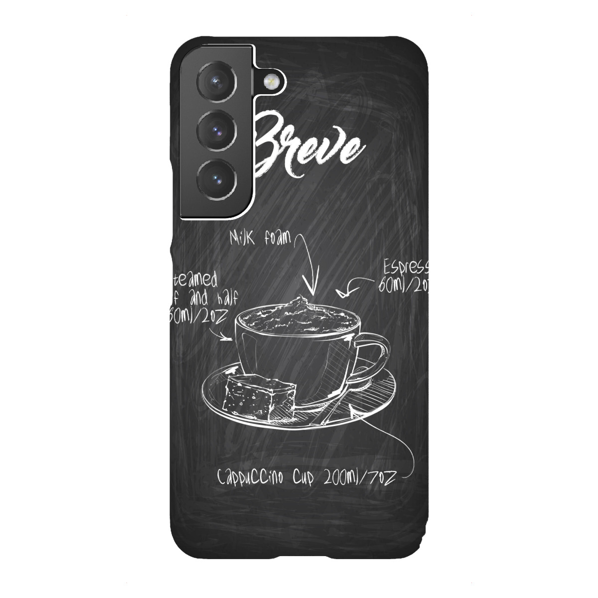 Samsung Galaxy "Breve coffee Zeichnung" Premium-Case Handyhülle artboxONE