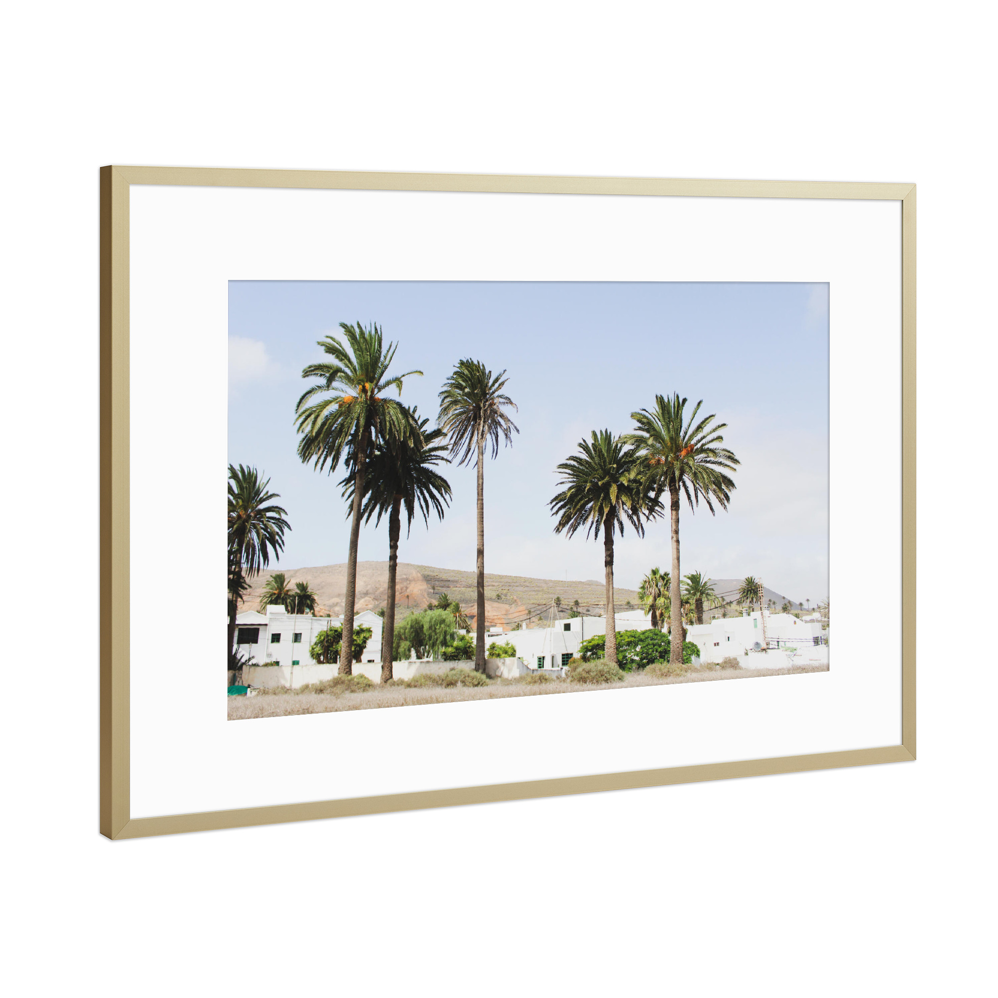 Poster mit Rahmen Gold "Plamenreihe" artboxONE - Natur,Reise,Reise / Länder