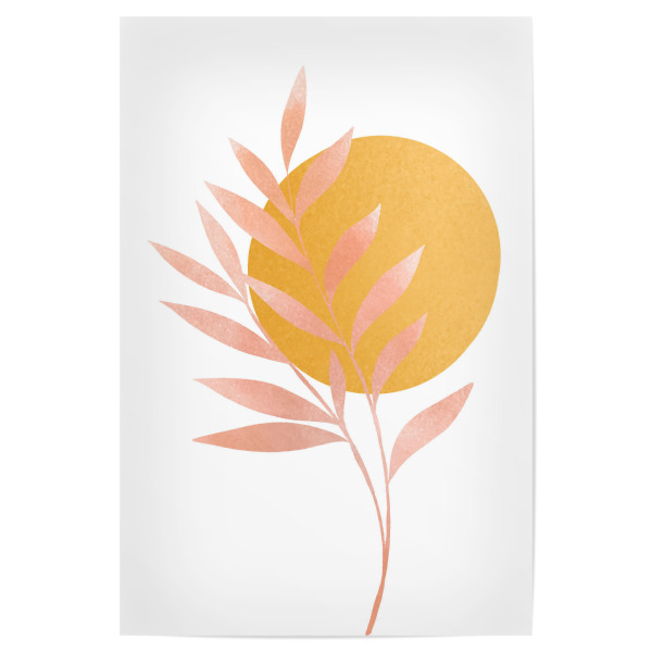 Poster "Branch and Gold" artboxONE - Natur,Floral