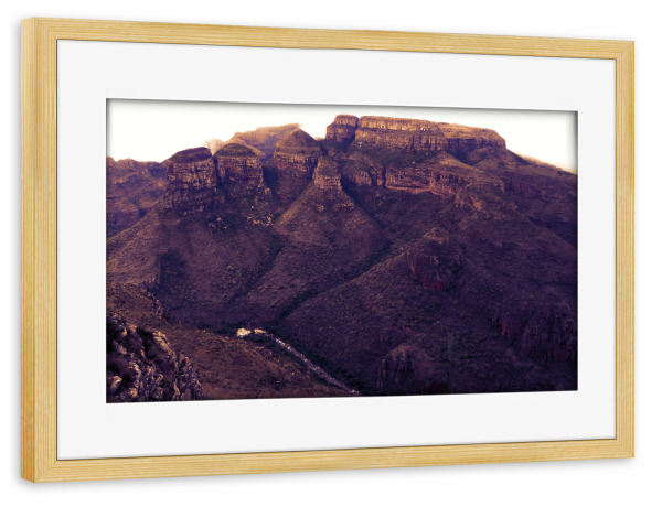 Poster mit Rahmen kiefer "Blyde River Canyon (South Africa)" artboxONE - Natur,Reise,Reise / Afrika,Reise / Länder