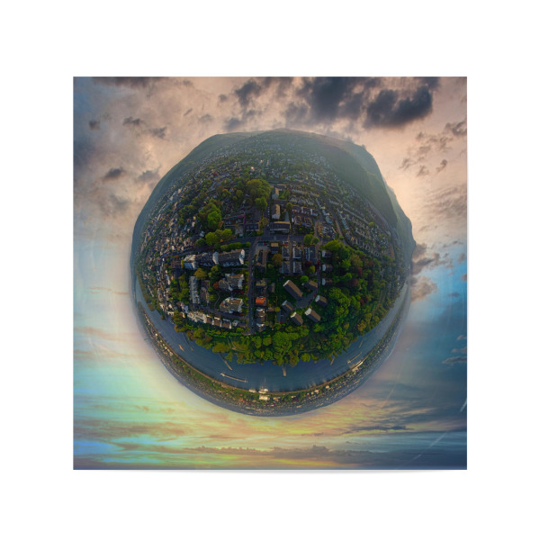 Poster 20x20 cm "Königswinter am Rhein" artboxONE - Städte,Natur,Reise,Architektur,Reise / Länder