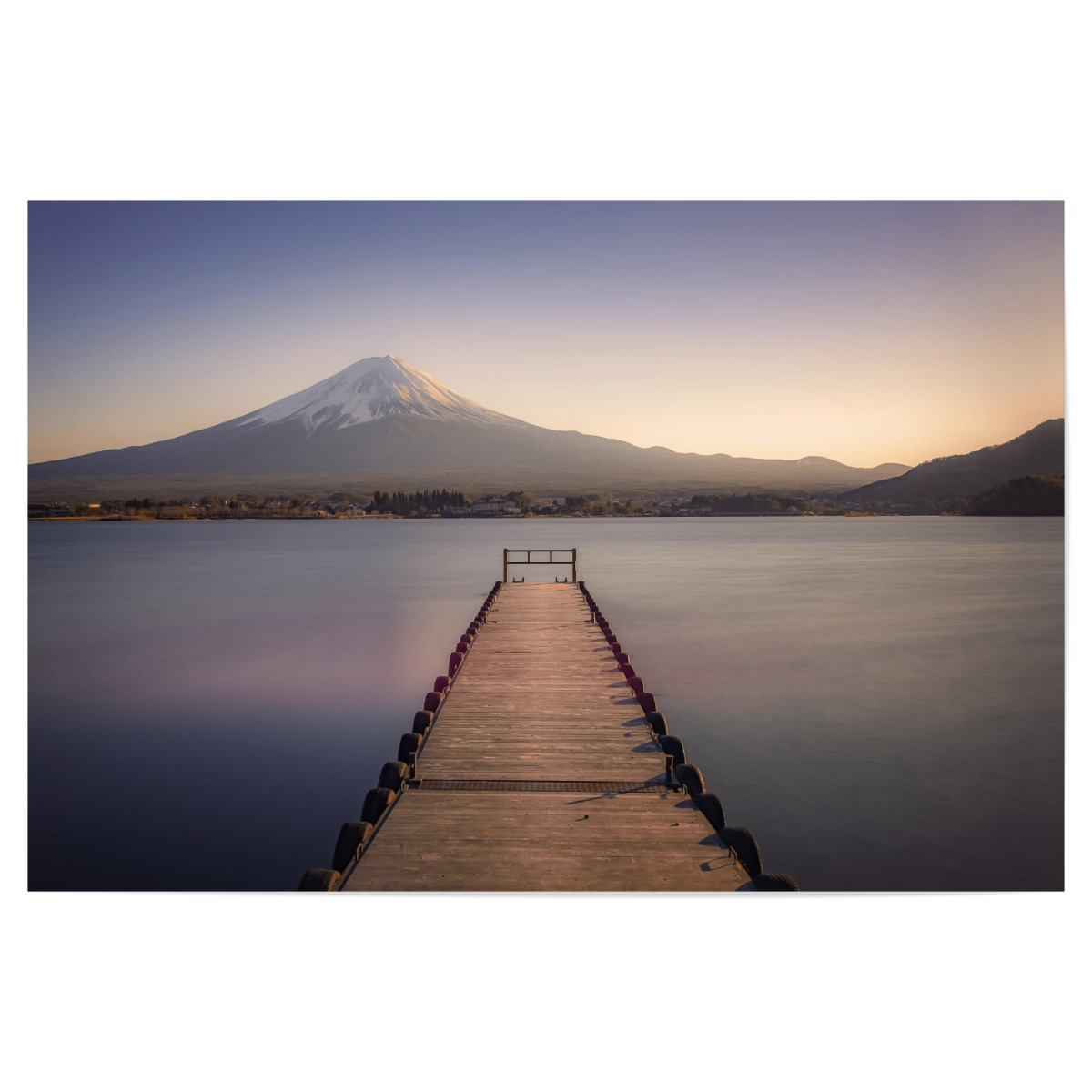 Mount Fuji sunset als Poster bei artboxONE kaufen