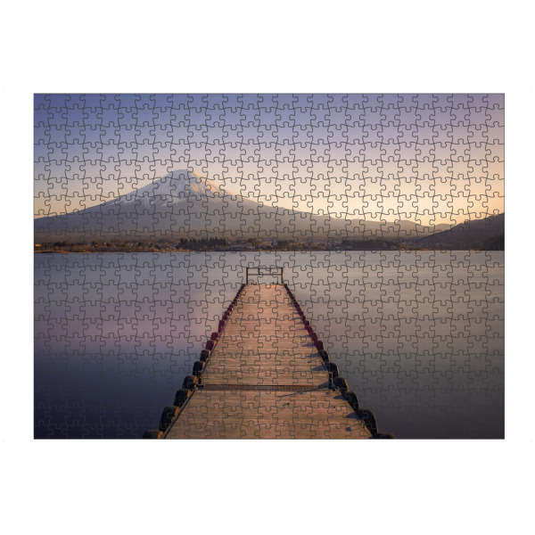 Puzzle Ravensburger "Mount Fuji sunset" artboxONE - Natur,Reise,Reise / Asien,Reise / Länder