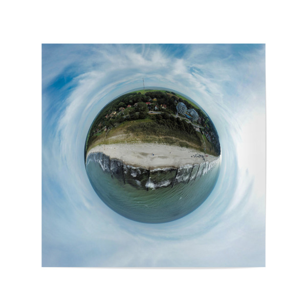 Poster 20x20 cm "Ostseestrand Ahrenshoop - Darß" artboxONE - Städte,Natur,Reise,Reise / Strand und Meer,Reise / Länder