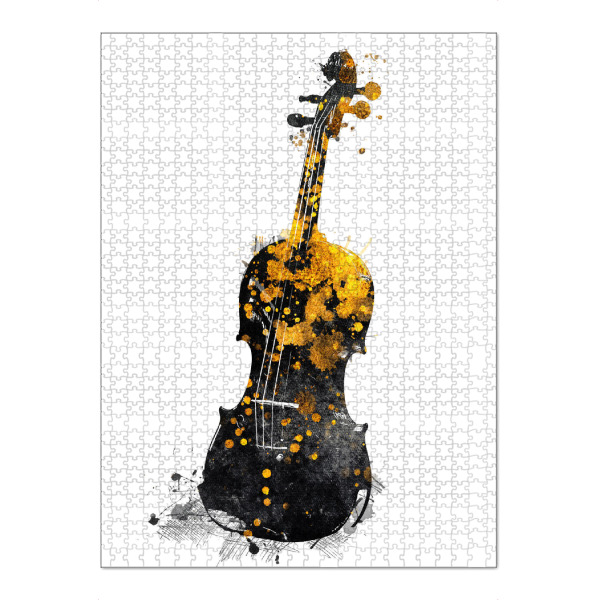 Puzzle Ravensburger "Violin music art" artboxONE - Musik - Violin,Music,String instrument,Music instrument,String,Musik,Instrument - Bild violin