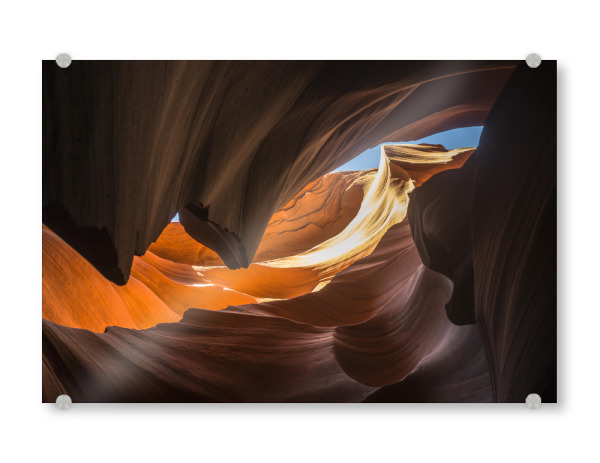 Acrylglasbild "Pure Faszination - Antelope Canyon" artboxONE - Natur,Reise,Reise / Länder