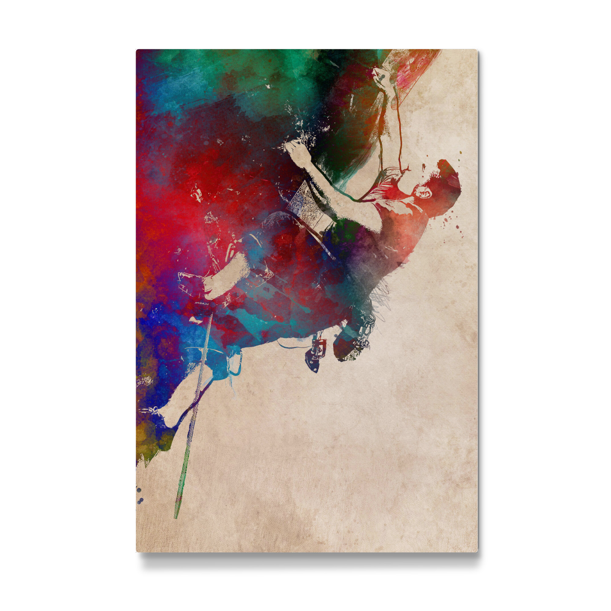 Galerie-Print "Alpinist sport art" 75x50 cm artboxONE