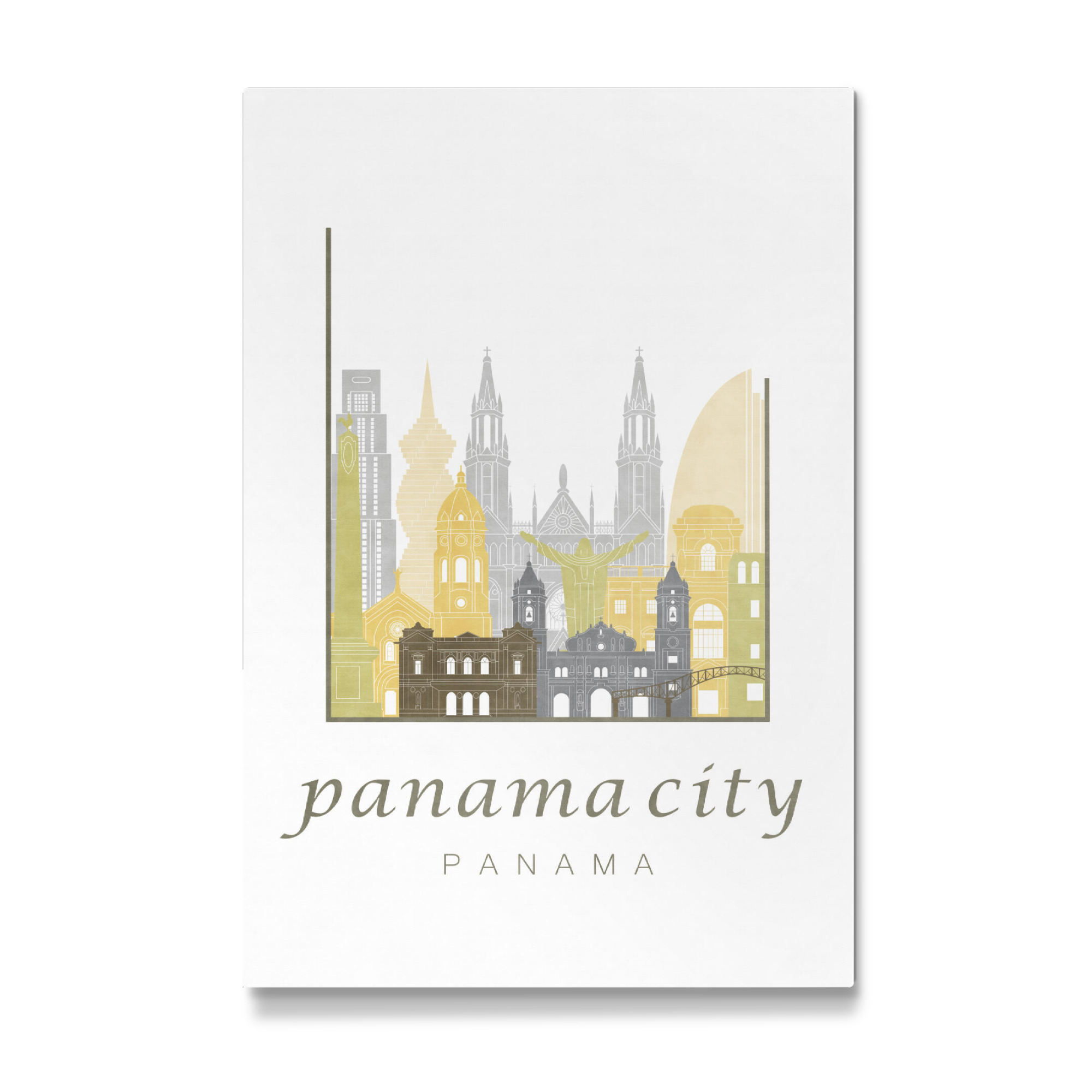 Galerie-Print "Panama City skyline desert" 75x50 cm artboxONE