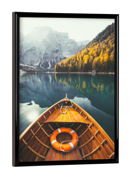 Poster mit schwarzem Rahmen "Boat tour" artboxONE - Natur,Reise,Reise / Länder