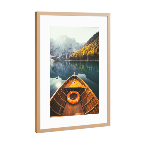 Poster mit Rahmen Kupfer "Boat tour" artboxONE - Natur,Reise,Reise / Länder