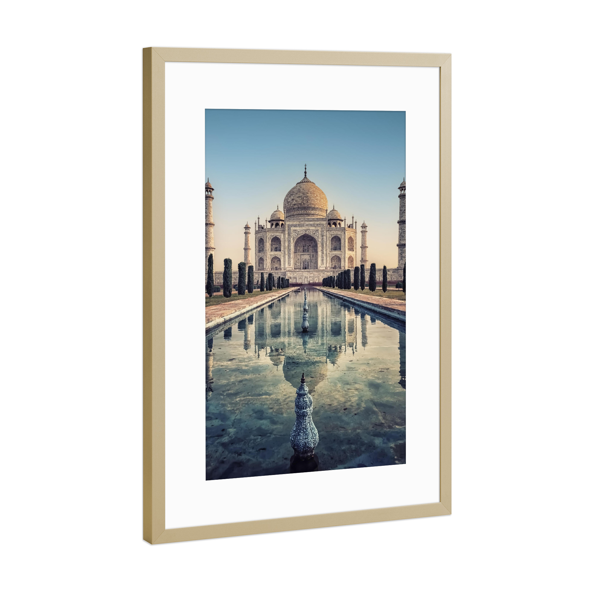 Poster mit Rahmen Gold "Wonder of the world" artboxONE - Städte,Reise,Architektur,Reise / Asien,Reise / Länder
