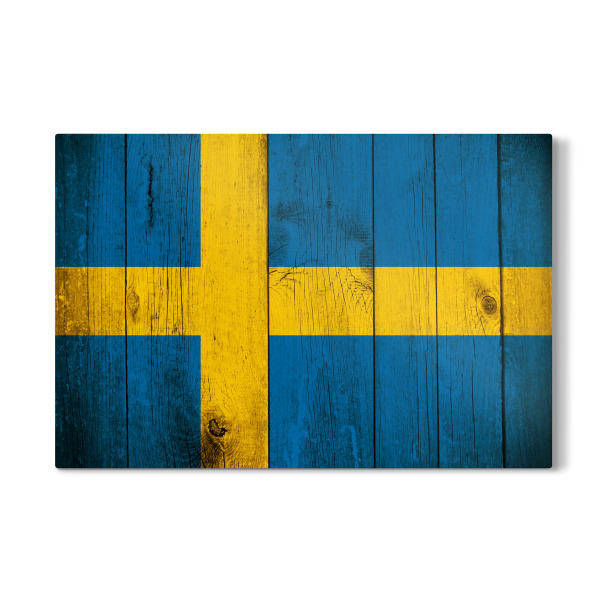 Galerie-Print "Sweden Vintage Flag" 30x20 cm artboxONE