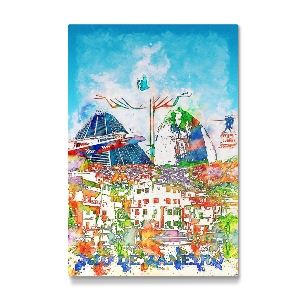 Galerie-Print "Rio Collage in bunt" 30x20 cm artboxONE