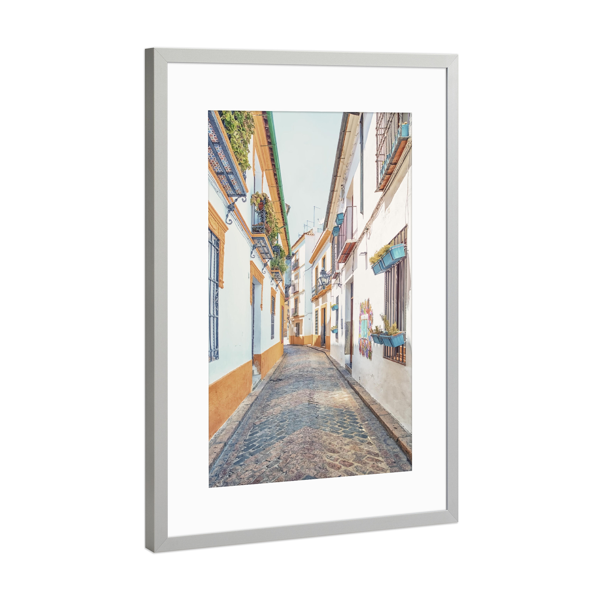 Poster mit Rahmen Silber "Colors of Cordoba" artboxONE - Städte,Reise,Architektur,Reise / Länder,Städte / Weitere