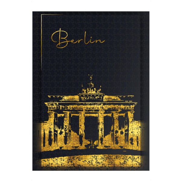 Puzzle Ravensburger "Berlin in Gold Tor" artboxONE - Städte,Städte / Berlin,Architektur