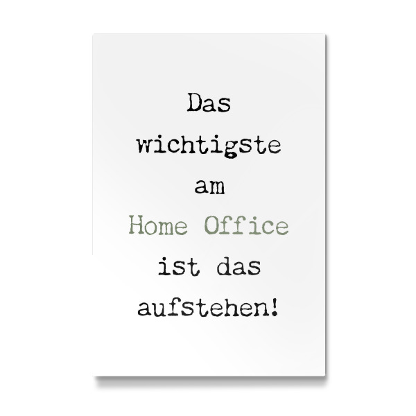 Galerie-Print "Das wichtigste am HO - Typo" 30x20 cm artboxONE
