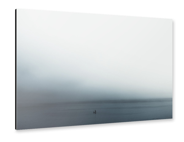 Alu-Dibond "Allein auf hoher See" 30x20 cm artboxONE