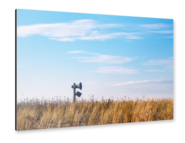 Alu-Dibond "Düne mit Lautsprecher" 30x20 cm artboxONE