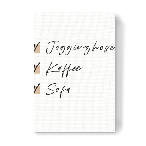 Kaffee - Sofa - Jogginghose