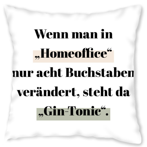 Home Office - Gin Tonic