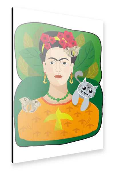 Alu-Dibond "Frida in nature" 30x20 cm artboxONE